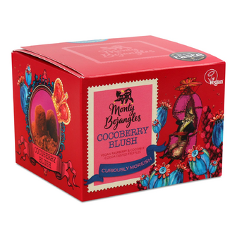 Цукерки Monty Bojangles трюфелі веган малина та кокос, 100г
