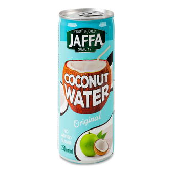 Вода кокосова Jaffa Original з/б, 250мл