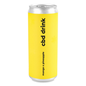 Напій Underwood Soda CBD Mango&Pineapple безалкогольний з/б, 0.33л