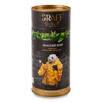 Чай Graff Gold Puer з ароматом мандарина, 80г