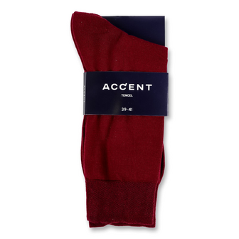 Шкарпетки чоловічі Accent 20105 вишневі р.39-41, 1 пара