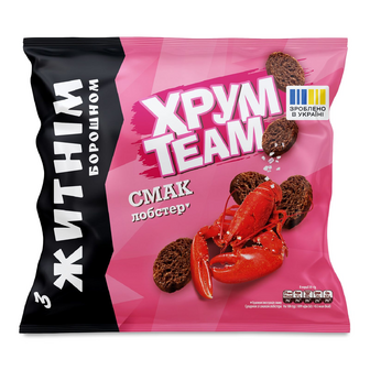 Сухарики ХрумTeam зі смаком лобстера, 90г