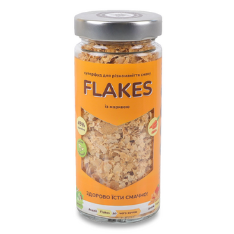 Пластівці Flakes дріжджові неактивні із морквою, 80г