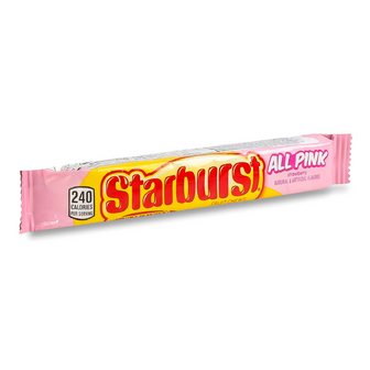 Цукерки Starburst рожеві полуничні жувальні, 58.7г