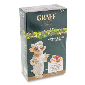 Чай трав'яний Graff Ромашковий затишок, 15*2г