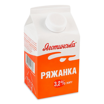 Ряжанка Яготинська 3,2% п/п, 450г