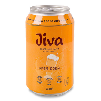Напій Лавка Традицій Jiva Крем-сода сильногазований, 0.33л