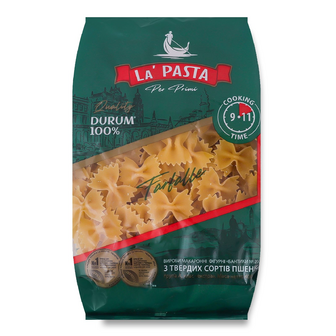 Вироби макаронні La Pasta бантики, 400г