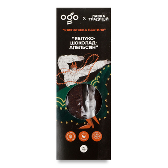 Пастила Лавка Традицій Ogo яблуко-шоколад-апельсин, 30г
