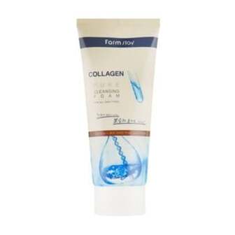 Пінка для вмивання FarmStay Collagen Pure Cleansing Foam з колагеном, 180 мл