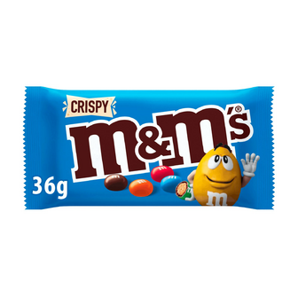 Шоколадне драже M&M’s з рисовими кульками в молочному шоколаді, 36г