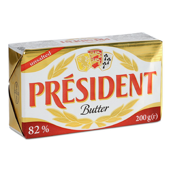 Масло кисловершкове President 82%, 200г