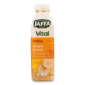 Напій соковий Jaffa Vital Power манго-банан, 0.5л