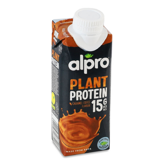 Напій соєвий Alpro Plant Protein Caramel coffee, 250мл
