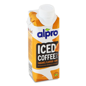 Напій Alpro Iced coffee Caramel flavour соєв основ, 250мл