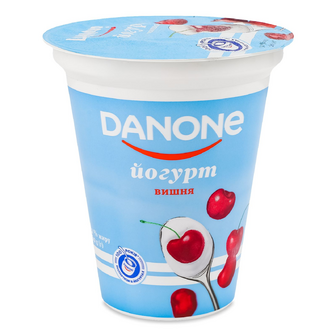 Йогурт Danone Вишня 3,2%, стакан, 260г