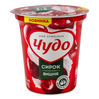 Сирок Чудо Вишня збитий 5%, стакан, 170г