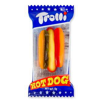 Мармелад жувальний Trolli Hot dog з фруктовим смаком, 9г