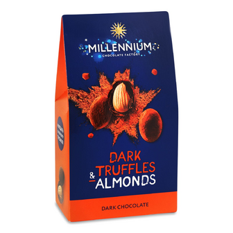 Цукерки Millennium мигдаль в чорному трюфелі, 100г
