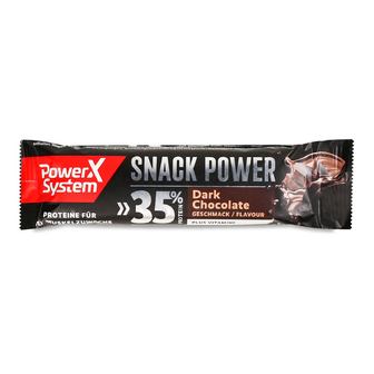 Батончик Power System Snack протеїновий зі смаком темного шоколаду, 45г
