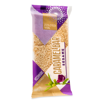 Козинак Zolotoi Vek із кунжуту, 60г