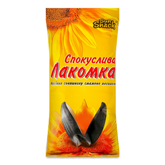 Насіння соняшникове Sun Snack Спокуслава Лаком смажене несолоне, 150г