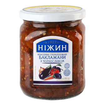 Баклажани «Ніжин» з чорносливом, 460г