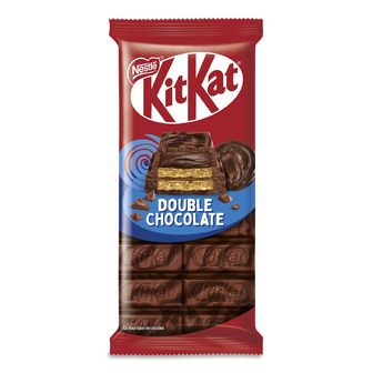 Шоколад Kit Kat Double chocolate молочний та чорний, 99г
