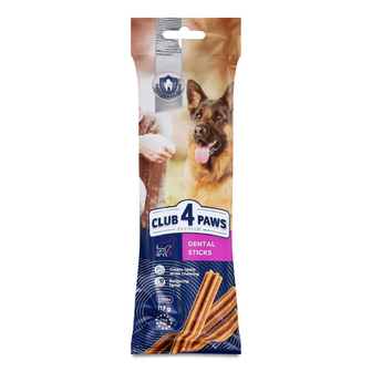 Ласощі для собак Club 4 Paws Dental Sticks жувальні палички, 117г