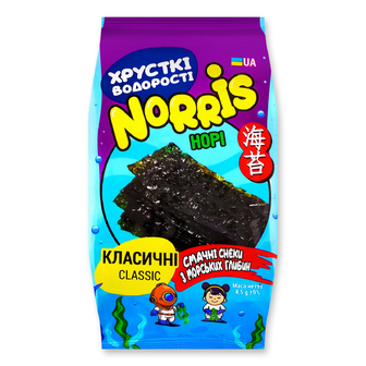 Чипси Norris класичні, 4.5г