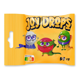 Драже «Премія»® Joy Drops на основі арахісу у хрусткій оболонці, 90г