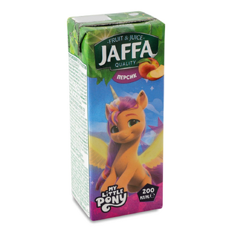 Сік Jaffa Персик з м'якоттю, 0.2л