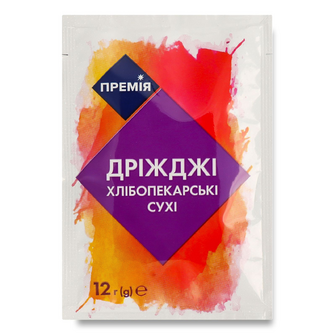 Дріжджі «Премія»® хлібопекарські сухі, 12г