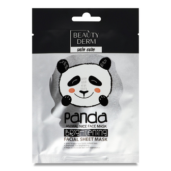 Маска Beauty Derm Animal Panda відбілювальна тканинна, 25мл
