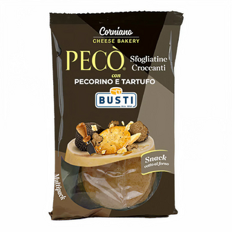 Снеки Busti Peco з сиром Пекоріно DOP з трюфелем, 54г