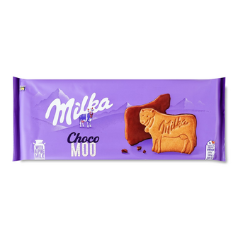 Печиво Milka Choco Moo вкрите молочним шоколадом, 120г