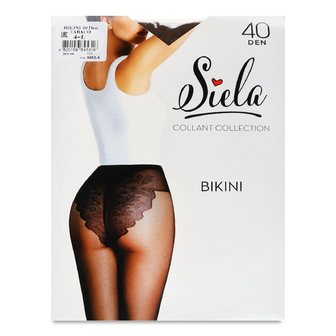 Колготки жіночі Siela Bikini 40 den tabaco р.4, шт