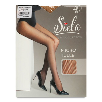 Колготки жіночі Siela Micro Tulle 40 den caramel р.3, шт