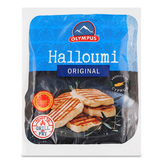 Сир Olympus Halloumi PDO 43% з коров'ячого, козячого та овечого молока, 200г