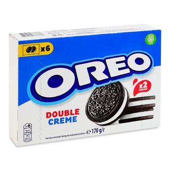 Печиво Oreo з подвійною начинкою, 170г