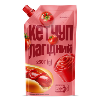 Кетчуп PREMIA Лагідний д/п, 250г