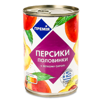 Персики половинками «Премія»®, 420г
