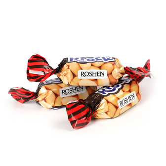 Цукерки Roshen Krock з арахісовою пастою, 100г