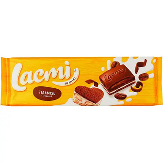 Шоколад молочний Roshen Lacmi Tiramisu з печивом 270 г