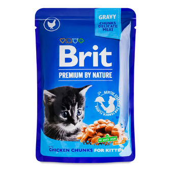 Корм для кошенят Brit «Преміум» з куркою, 100г
