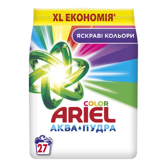 Пральний порошок Ariel Аква-Пудра Color, 4.05кг