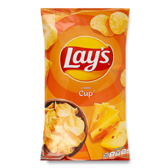 Чипси Lay's картопляні зі смаком сиру, 120г