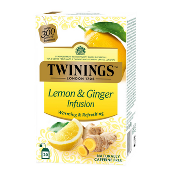 Чай Twinings лимонно-імбирний, 20*1.5г