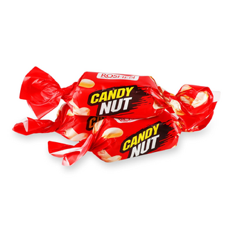 Цукерки Roshen Candy Nut карамель з арахісом, 100г