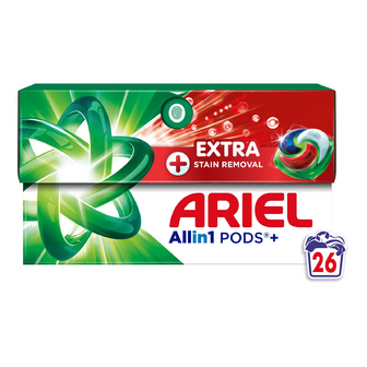 Капсули для прання Ariel Все в 1 Екстрасила Виведення плям, 26*24.5г